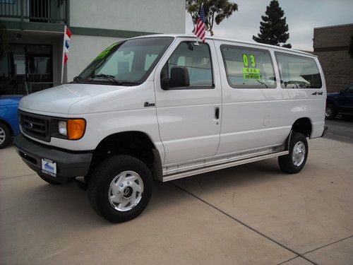 2003 ford e-250 quigley 4x4 super van