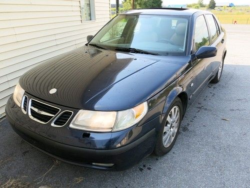 2003 saab 9-5 2.3t sedan 4 cylinder runs &amp; drives excellent no reserve