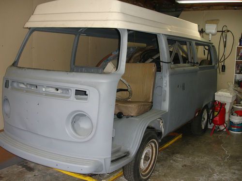 **1973 vw volkswagon riviera pop-top camper project with 2000cc motor**