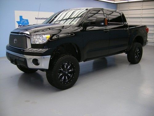 We finance!!!  2011 toyota tundra crew trd flexfuel 4x4 sr5 5.7l lift auto rcam!