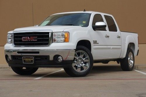 11 white crew cab tx ed texas edition 20 chrome towing 2wd sle