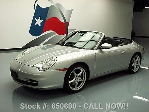 2002 porsche 911 carrera cabriolet 6 speed 18's 66k mi texas direct auto