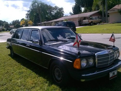 1981 mercedes 300d limo mercedes usa conversion 30" stretch solid restoration