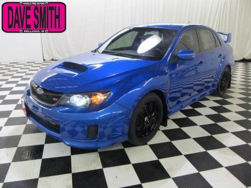 2011 blue wrx sti awd heated seats spoiler! great car!! call us today!!!