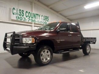 2004 3500 st 4x4 ho 5.9  diesel single rear wheel flatbed automatic 
1 owner