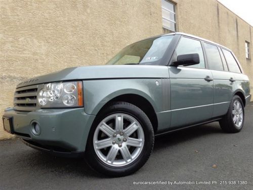 2006 land rover range rover hse heated accesory walnut wood sirius one owner!