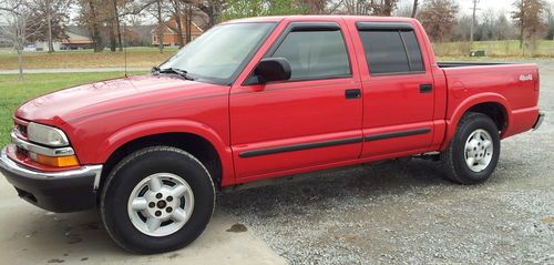 2002 chevrolet s10 zr5 crew cab pickup 4-door 4.3l