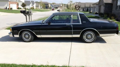 1981 caprice classic landau low miles 2 owner