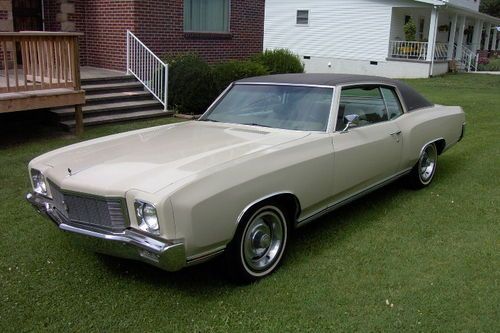 1971 chevrolet monte carlo 2-door hardtop 5.7l th350 turbo hydramatic very clean