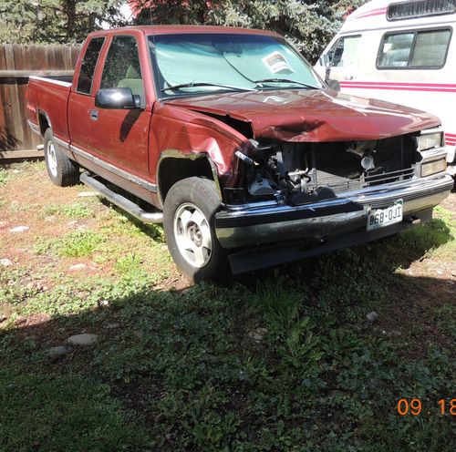 l998 Chev Silverado 1500 Damaged, image 2