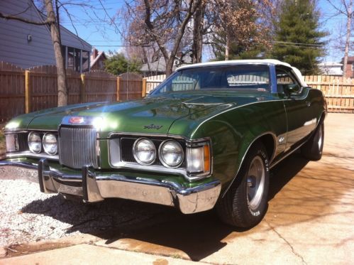 1973 mercury cougar xr-7, convertible w/ 351 cleveland