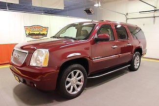 2007 denali xl awd sunroof navigation dvd 20&#034; chromes 8 passenger seating red