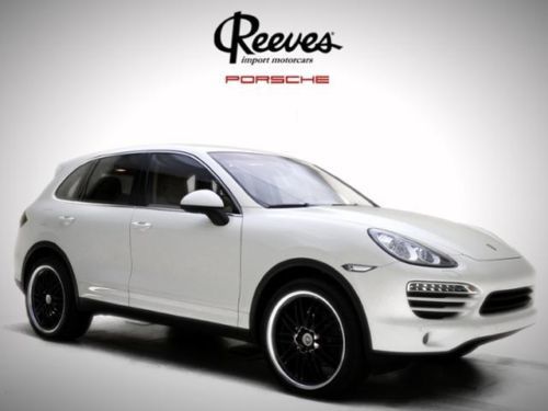 2011 porsche cayenne suv 3.6l awd8-speed a/t a/c alarm am/fm stereo