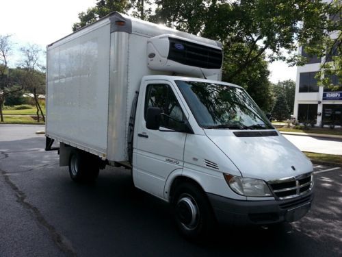 Dodge sprinter 3500 cutaway with refrigerator utility box truck! dual tires!