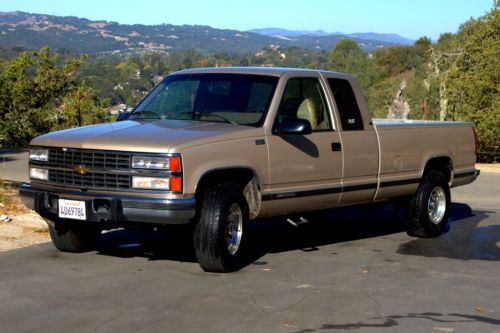 1993 chevrolet c/k silverado pickup 2500 grandpa truck 6.5 turbo diesel