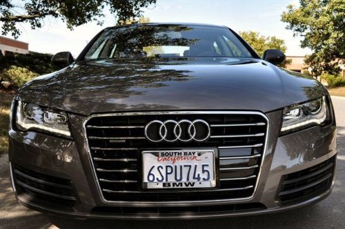 2012 audi a7 quattro premium plus supercharged, 20-inch sport, audi warranty