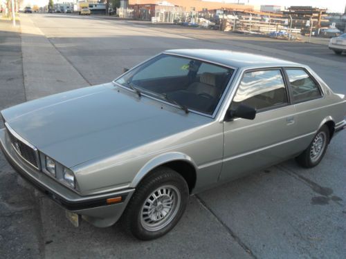 1983 maserati coupe bi-turbo  *** no reserve ***