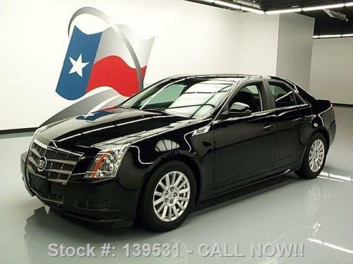 2010 cadillac cts 3.0 6-speed leather blk on blk 38k mi texas direct auto