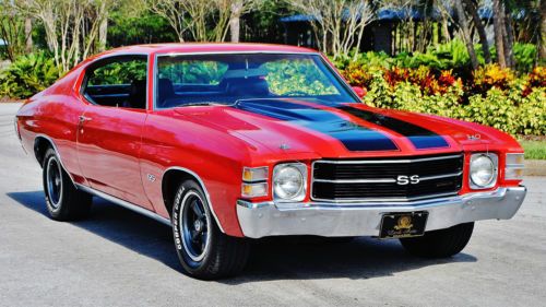Simply beautiful 1971 chevrolet chevelle ss tribute ,bucket&#039;s console rare a/c