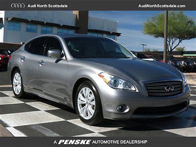 2011 infiniti m56-leather-heated seats-navigation-factory warranty-26k miles