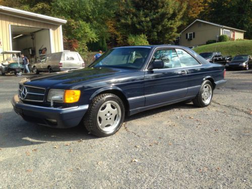 1990 mercedes-benz 560sec  coupe 2-door 5.6l calif car super rare! no reserve