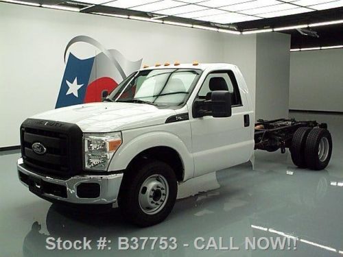 2011 ford f-350 reg cab drw chassis 6.2l v8 auto 69k mi texas direct auto