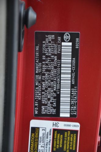 2007 CAMRY HYBRID LTHR NAVIGATION S/ROOF HTD SEATS FRESH TRADE $499 SHIP, US $11,500.00, image 75