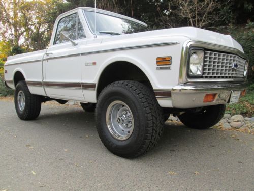 California rust free ground up restoration 4x4 72 cst blazer k10 k20 c20 custom