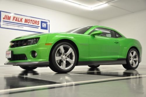 For sale 2011 synergy green camaro 2ss rs rally sport head up 6.2l htd leather