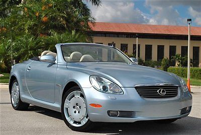 2004 sc430 - rare pebble beach edition -10,927 original florida miles - 1 of 400