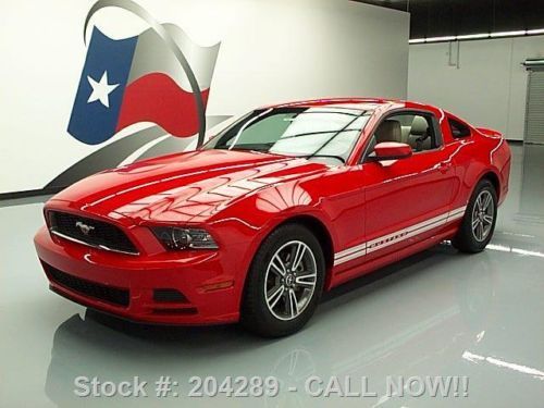 2013 ford mustang premium v6 auto leather xenons 31k mi texas direct auto