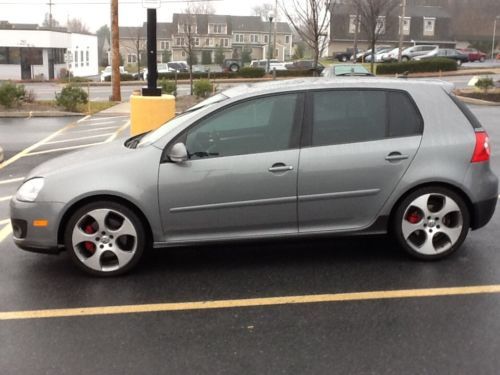 2009 volkswagen gti 4 door 6 spd manual color grey