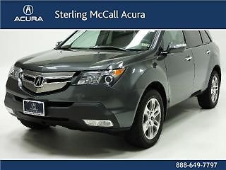 2007 acura mdx 4wd su leather sunroof heated seats 6cd third row seat