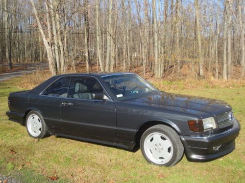 1989 mercedes-benz 560sec coupe 2-door 5.6l amg- beautiful condition!!