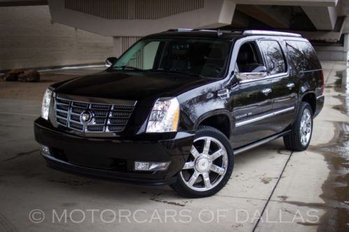 2010 cadillac escalade esv awd navigation bluetooth sat. radio tv/dvd