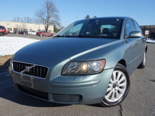 Volvo s40 2.4l automatic heated leather seats sunroof free autocheck no reserve