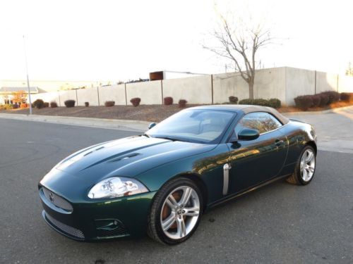 2007 jaguar xkr supercharged convertible damaged rebuildable salvage 07