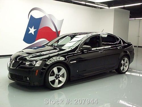 2009 pontiac g8 gt 6.0l v8 htd leather 19&#034; wheels 30k texas direct auto