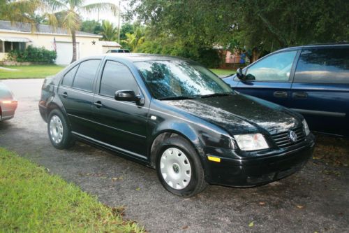 2002 vw jetta gl 4d sedan black w/ 110,000k miles, ac, 4- brand new tires