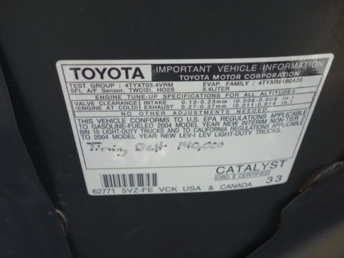 TOYOTA TUNDRA 4WD SR5 CREW CAB 4 DOORS V6 5-SPEED MANUAL SERVICED NO RESERVE, image 57