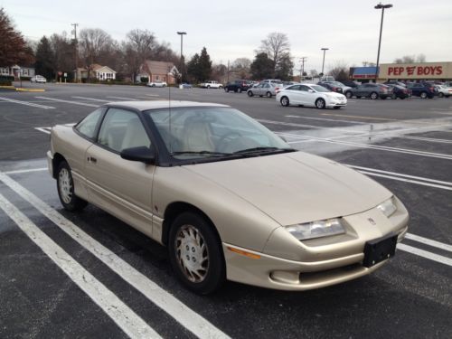 1995 saturn sc1 base coupe 2-door 1.9l, 1 owner, 96kmiles, warranty, no reserve