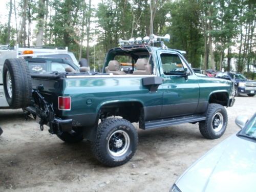 1991 chevrolet blazer silverado 4x4 sport utility 2-door 6.2l diesel 4l80 np205