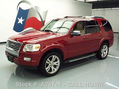 2009 ford explorer limited sunroof htd leather nav 44k! texas direct auto