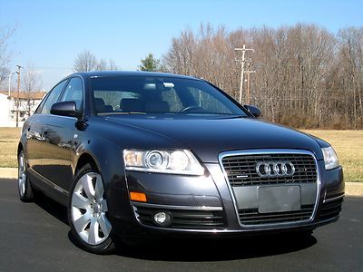 2006 audi a6 4.2l quattro (8cyl.) pushstart/adaptive suspension - carfax report!