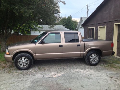 2002 gmc sonoma sls crew cab truck-4x4,auto,v-6 w/extras! not rotted out!