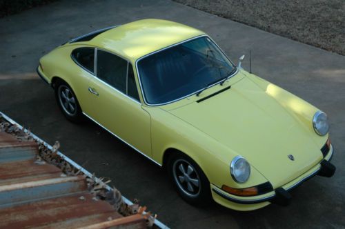 1973 911T coupe light yellow, well documented, no rust, US $59,000.00, image 10