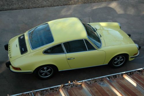 1973 911T coupe light yellow, well documented, no rust, US $59,000.00, image 12