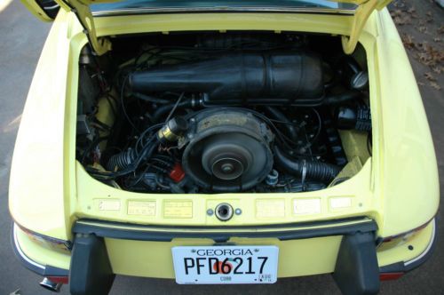 1973 911T coupe light yellow, well documented, no rust, US $59,000.00, image 17