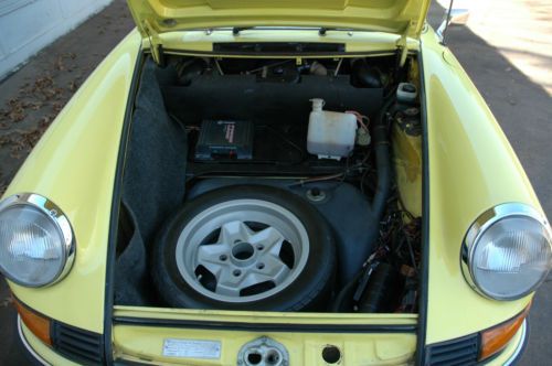 1973 911T coupe light yellow, well documented, no rust, US $59,000.00, image 23