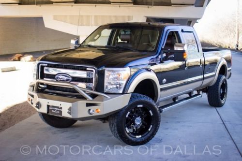 2011 ford f350 lariat king ranch navigation sat radio tv/dvd heated/cooled seats